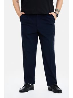 Snitch - Sage Green Textured Wide Casual Trouser for Men