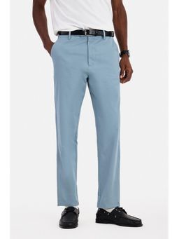 Snitch - Light Grey Washed Slim Festive Chinos for Men