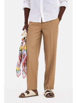 Snitch - Black Washed Regular Casual Trouser for Men