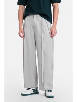 Snitch - Olive Textured Relaxed Resort/Vacation Trouser for Men