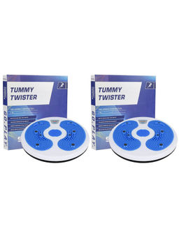 Strauss - Pack of 2 Tummy Twister - White & Blue