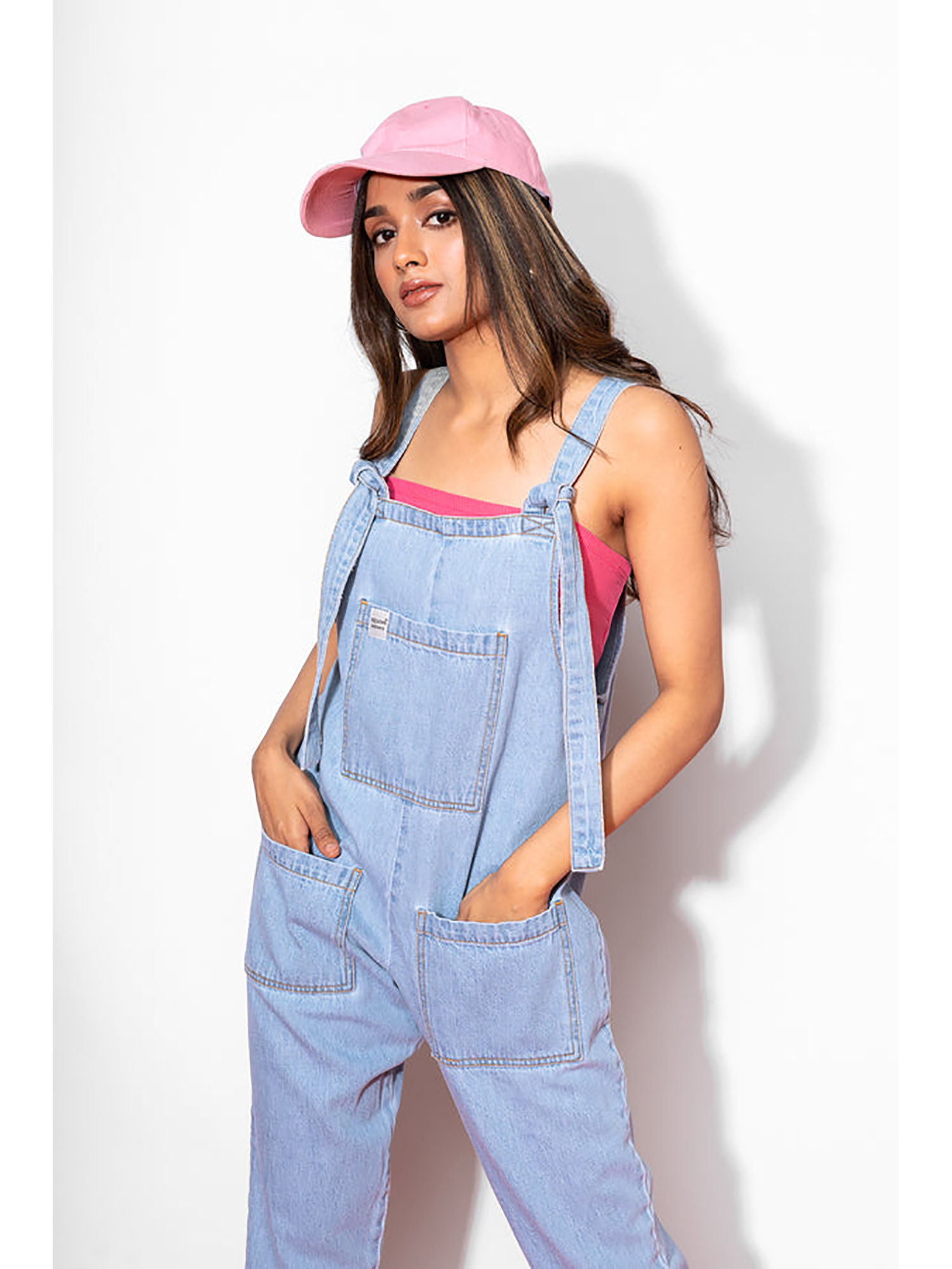 FREAKINS Light Organic Denim Dungaree 