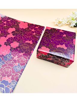 The Big Trove - Floral Wedding Birthday Packing Paper Gift Wrapping Sheet (Pack Of 10)