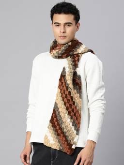 Magic Needles - Corner To Corner Multi-Color Crochet Scarf
