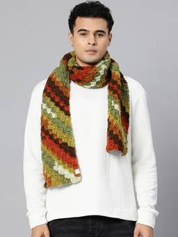Magic Needles - Corner To Corner Multi-Color Crochet Scarf