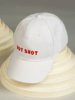 Teakwood - Unisex Solid White Adjustable Casual Cap With Metal Buckle Closure, Six-Panel Design