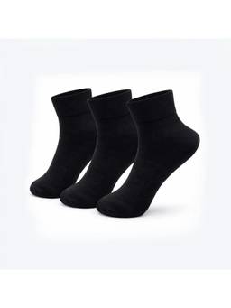 VEA - Half Terry Socks Black (Pack of 3)