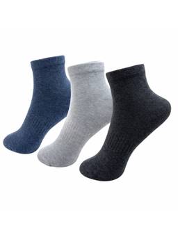 VEA - Ankle Plain Socks Multi-Color (Pack of 3)