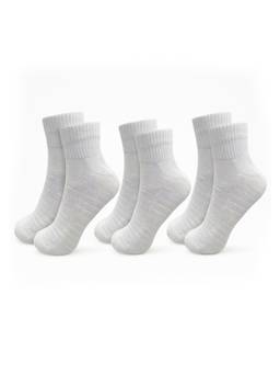VEA - Half Terry Socks White (Pack of 3)