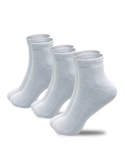 VEA - Half Ankle Socks White (Pack of 3)