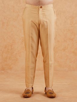 KISAH - Golden Solid Mid Rise Pant