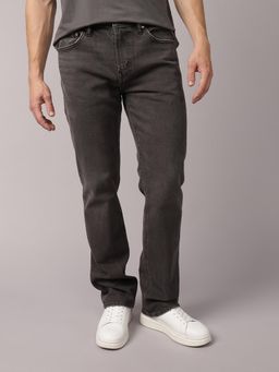 American Eagle - Brown Solid/Plain Mid Waist Jeans