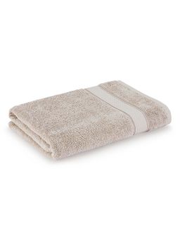 Boutique Living - Luxe Loom Pearled Grey 100% Cotton 550 Gsm Bath Towel (L)