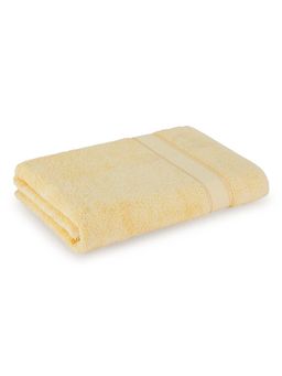 Boutique Living - Luxe Loom Yellow 100% Cotton 550 Gsm Bath Towel (L)