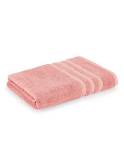 Boutique Living - Zen Living Cotton Pink Peraled Bamboo 550 Gsm Bath Towel (L)