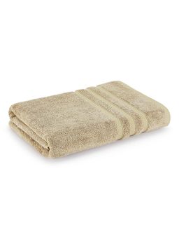 Boutique Living - Zen Living Cotton Safari Beige Bamboo 550 Gsm Bath Towel (L)