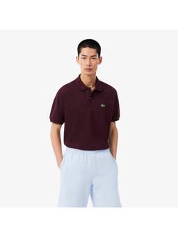 Lacoste - Timeless Style Maroon Classic Fit L.12.12 Original Polo T-Shirt