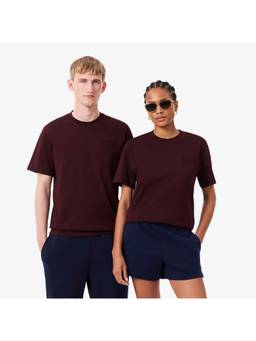 Lacoste - Signature Casual Brown Embossed Branding Cotton T-Shirt