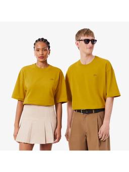 Lacoste - Classic Daily Yellow Loose Fit Heavy Cotton Jersey T-Shirt