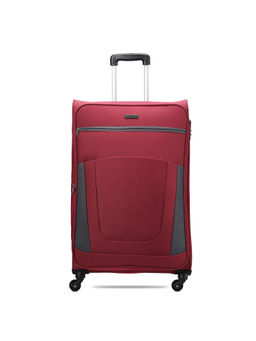 CARRIALL - Sleek Large Size Red Check-in Luggage Bag