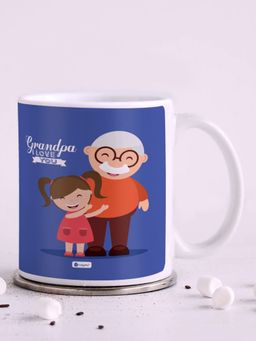 Indigifts - Grandfather Quotes Printed Ceramic Coffee Mugs 330ml