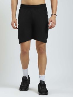 Rock.it - Black Solid Regular Fit Shorts