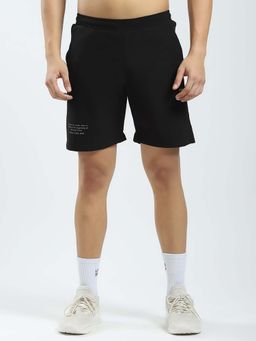 Rock.it - Black Solid Regular Fit Shorts