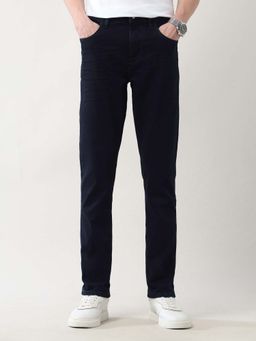 Arrow Newyork - Blue Solid Slim Fit Jeans