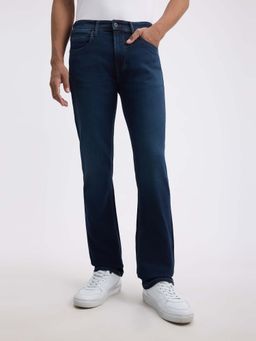 Pepe Jeans - Blue Solid Straight Fit Jeans