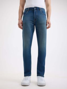 Pepe Jeans - Blue Solid Slim Fit Jeans