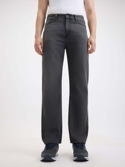 Pepe Jeans - Black Solid Straight Fit Jeans