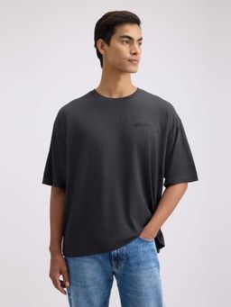 Pepe Jeans - Grey Printed Oversized Fit T-Shirt