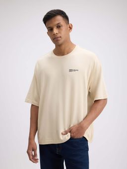 Pepe Jeans - White Printed Oversized Fit T-Shirt