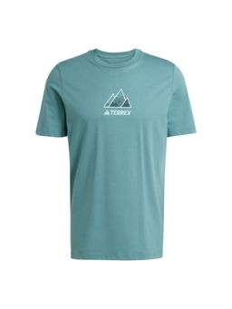 adidas - M ATHLETE Men Green T-Shirt