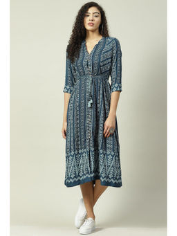 Biba - Teal Flared Fusion Wear