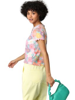 ONLY - Women Printed Multicolour T-Shirt