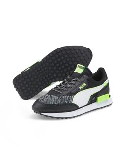 Puma - Future Rider Visual Effects Jr Unisex Black Casual Shoes