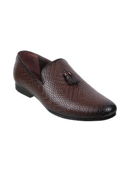 Metro - Men Brown Formal Moccasins