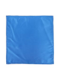 Peter England - Men Blue Solid Formal Pocket Square