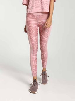 Puma - Fav High Waist 7/8 Women Pink Tights