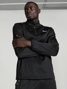 Puma - Fit PWRFleece 1/4 Zip Men Black Jacket