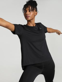 Puma - STUDIO YOGINI LITE Women Black T-Shirt