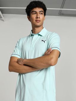 Puma - Cloudspun Haystack Polo Men Turquoise T-Shirt