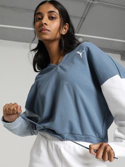 Puma - Modern Sports Women Blue Hoodie