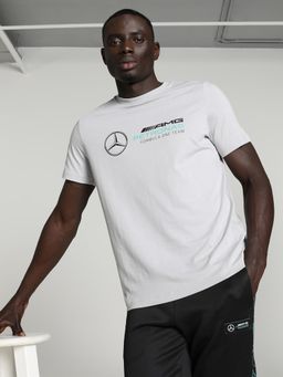 Puma - Mercedes AMG Petronas F1 Essentials Logo Men Grey T-Shirt