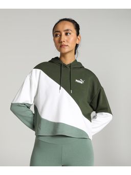 Puma - POWER Cat Women Green Hoodie