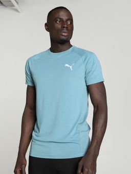 Puma - EVOSTRIPE Men Turquoise T-Shirt