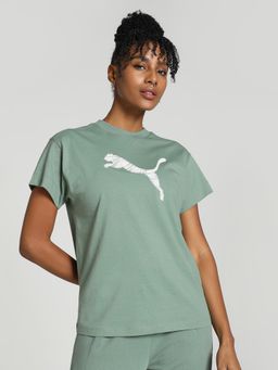Puma - HER Women Green T-Shirt
