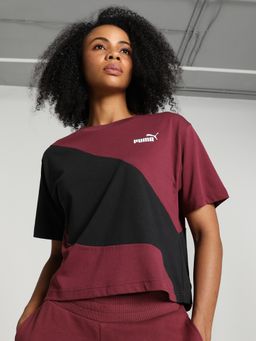 Puma - POWER Cat Cropped Women Red T-Shirt
