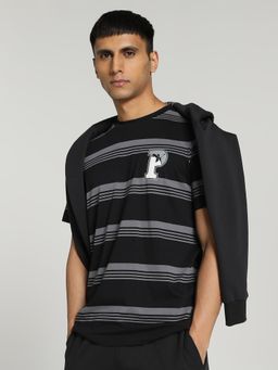 Puma - SQUAD Stripe Men Black T-Shirt